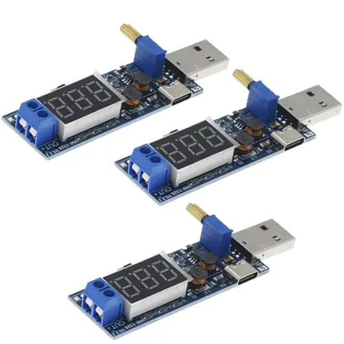 Stück DC-DC Step Up Down Power Supply Modul, USB 5V bis 3.3V/9V/12V/24V 3