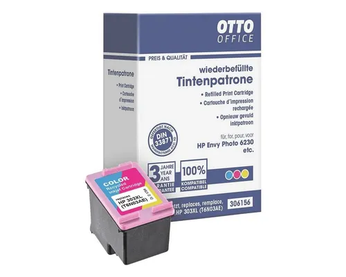 Otto Office Tintenpatrone (1-tlg., ersetzt HP »T6N03AE« N. 303XL, cyan / magenta / gelb)