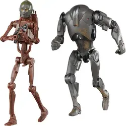 Star Wars The Black Series C-3PO & Battle Droiden Figuren - Actionfiguren für Kinder: 15 cm detailgetreue Figuren aus Star Wars mit authentischen Designelementen und flexibler Artikulation für spannende Nachstellungen.