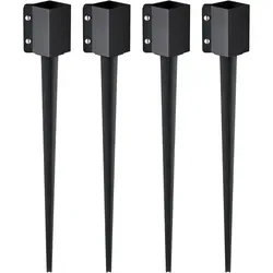 VEVOR 4pcs Einschlaghülsen für Gartenzaun
