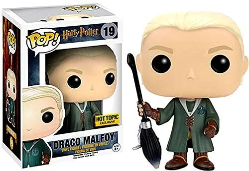 Funko POP! Harry Potter - Draco Malfoy Quidditch #6881 - Actionfigur von Draco Malfoy in Quidditch-Ausrüstung, originalverpackt und ca. 10cm groß – ein Muss für jeden Harry Potter Fan!