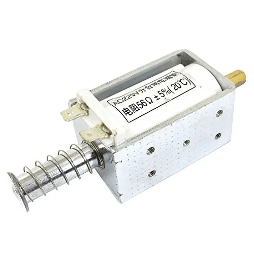 Produktbild sourcing map 220V 3A 3Kg Offen Rahmen Dr?ken Ziehtyp Solenoid Elektromagnet Stellantrieb de