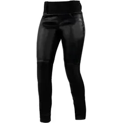 Trilobite Damen Motorrad Leder Leggings, schwarz, 28/32 - Motorradhosen mit herausnehmbaren Knieprotektoren und Vorbereitung für Hüftprotektoren, ideal für Sicherheit und Komfort beim Fahren.