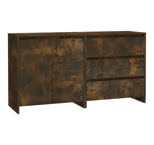 vidaXL Sideboard 2-tlg. Räuchereiche in braun von vidaXL