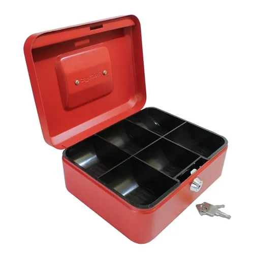 Geldkassette (20,3 cm) rot