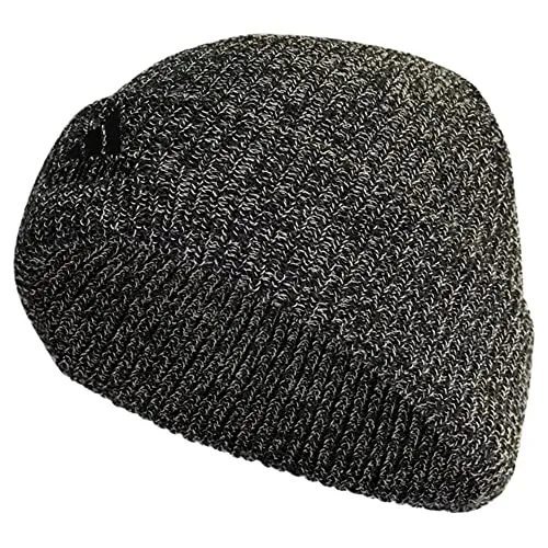 adidas Unisex Woolie Mélange Beanie, Black/Grey Two, HG7786, OSFM