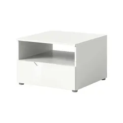 Couchtisch Sori, Weiß, 66x45 cm - Eleganter Couchtisch in Weiß, 66x45 cm, mit pflegeleichter Oberfläche und minimalistischem Design – perfekt für stilvolle Wohnzimmer.