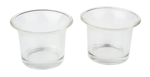 VBS Teelichthalter, 2 Stück in weiß von VBS