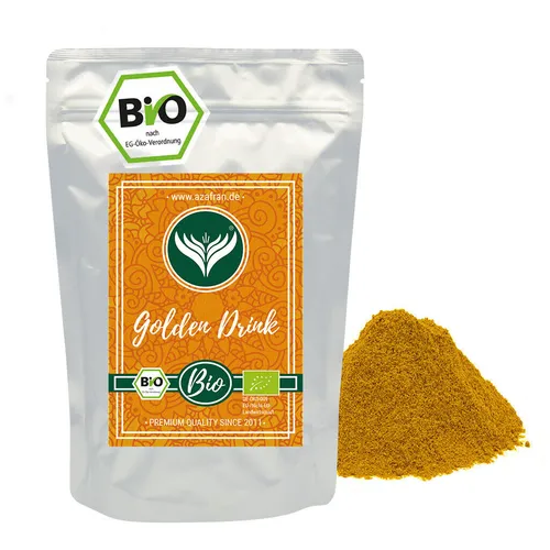 BIO Golden Drink | Kurkuma Latte Gewürzmischung für Goldene Milch 500g
