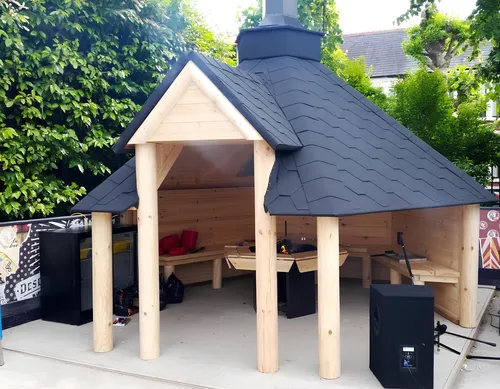 Grill Offene Grillkota Outdoor Grill für bis zu 15 Personen