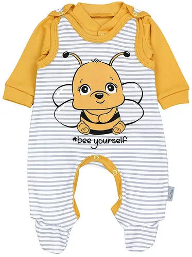 TupTam Strampler TupTam Baby Mädchen Jungen Strampler mit Langarmshirt Aufdruck Spruch