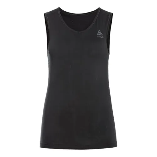 Odlo Performance X-Light Funktionsunterhemd für Damen, Größe S, Schwarz - Funktionsunterwäsche für Damen von Odlo, mit ZeroScent und Ceramicool-Technologie für optimalen Feuchtigkeitstransport und kühlenden Effekt bei Sommeraktivitäten.