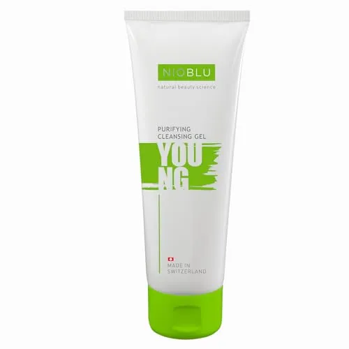 Nioblu Purifying Cleansing Gel – Sanfte Reinigung für strahlende Haut - Reinigungsmilch & Cremes für das Gesicht, entfernt sanft Make-up und Unreinheiten mit natürlichen Inhaltsstoffen, ideal für normale, Misch- und fettige Haut.
