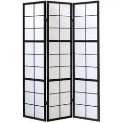 Raumteiler Schwarz von Homestyle4u