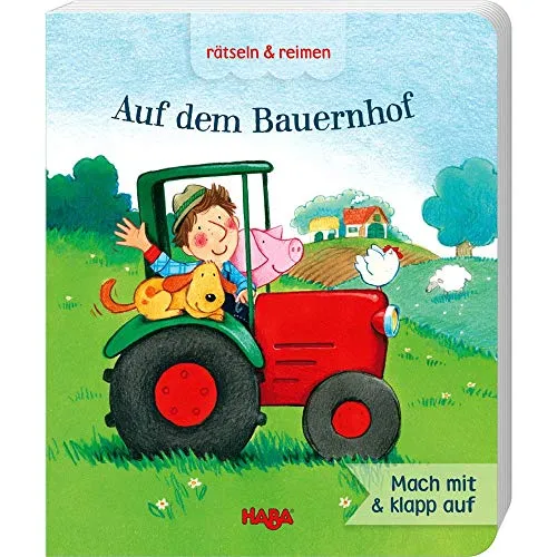 rätseln & reimen - Auf dem Bauernhof: Mach mit & klapp auf