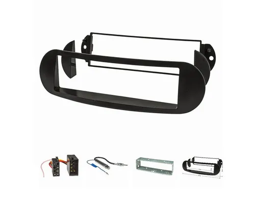 tomzz Audio Radioblende Set passt für VW New Beetle Bj.1998 bis 2011 mit Radioadap Autoradio