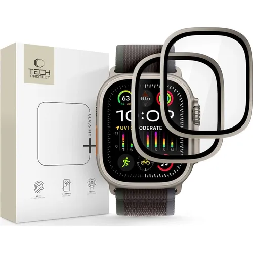 2x Schutzglas für Smart Watch Ultra 49mm Tech-Protect Glas Titanium