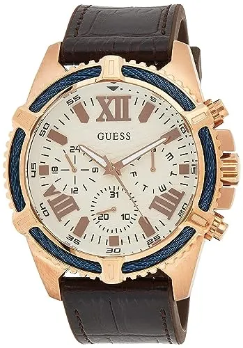 Guess Apex GW0053G4 Herrenuhr Armbanduhr - Braun