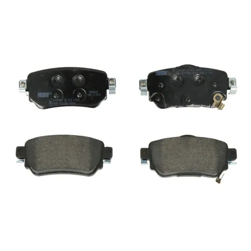 Bremsbelagsatz FERODO FDB4842, Hinten - Bremsbeläge für die Hinterachse, R90 zertifiziert mit akustischem Verschleißkontakt für maximale Sicherheit und Zuverlässigkeit im Straßenverkehr.