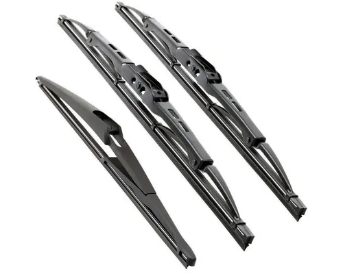 Trades Best Scheibenwischblätter für Dacia Duster - 03/2010-11/2014, vorne und hinten, (Komplett-Set), Scheibenwischer Front- und Heckscheibe