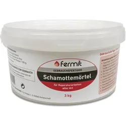 Fermit Schamottemörtel 3kg – Hochwertiger feuerfester Mörtel