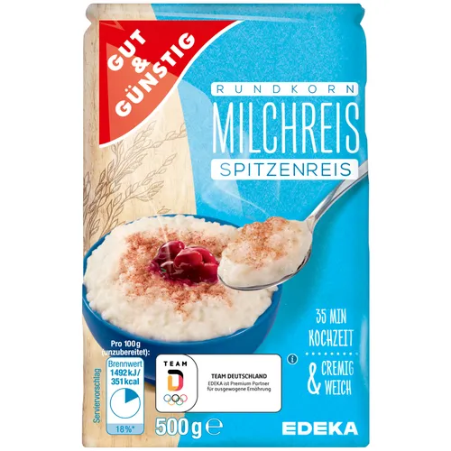 Gut&Günstig Rundkorn Milchreis Spitzenreis 500g von EDEKA
