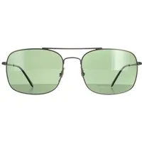 Ray-Ban Aviator Herren Gunmetal Grün Polarisiert RB3611