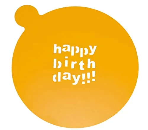 Birkmann 450165 Kuchenschablone Happy Birthday