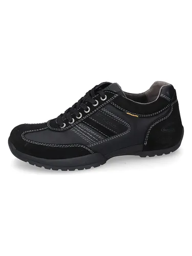 Camel Active Herren Sneaker 54DVA04-206100, schwarz, 45 EU - Herren-Sneaker aus langlebigem Veloursleder und Synthetik, atmungsaktiv mit herausnehmbarer Innensohle für individuellen Komfort und flexibler Gummi-Außensohle für optimalen Halt.