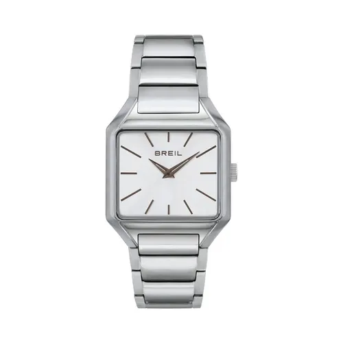 Stylische Armbanduhr The B Breil Unisex - Unisex Armbanduhr mit 33 mm Edelstahlgehäuse, wasserdicht bis 5 ATM und 24 Monate internationale Garantie – ideal für jeden Anlass!