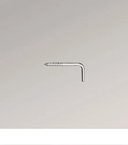 LYSEL® 20er Set Schraubhaken für Vitragenstangen Silber