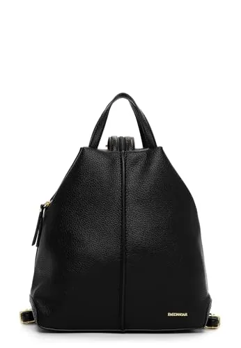 EMILY & NOAH Cityrucksack E&N Julie – Stilvoller Damenrucksack - Eleganter Cityrucksack in Uni-Design mit Reißverschluss. Weich und angenehm zu tragen, ideal für den Alltag. Mit praktischem Stauraum und verstellbaren Riemen – Ihr perfekter Begleiter!