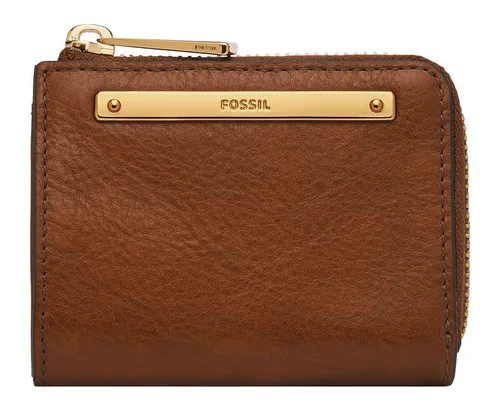 Fossil L Zip Geldbörse Liza für Damen - Damen-Geldbörsen aus hochwertigem Leder mit praktischem L Zip, 4 Kartenfächern und abnehmbaren Schlüsselring für optimale Organisation.