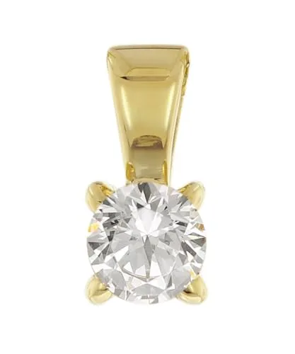 GLIZZ Brillant-Anhänger mit Lab Grown Diamant 0,25 Karat in 333 Gelbgold – Eleganz für Damen - Eleganter Brillant-Anhänger aus 333er Gelbgold mit 0,25 ct Lab Grown Diamant. Ideal als zeitloses Schmuckstück oder Geschenk. Hochwertige Verarbeitung für strahlenden Schmuckgenuss.