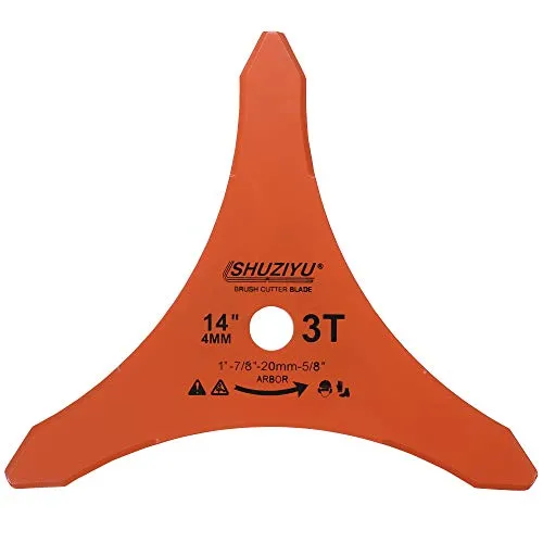 LSHUZIYU 355MMx4MM-3T, 25.4mm Dorn mit Adapter 22.23-20-16mm, Freischneiderklinge, Freischneider Sägeblatt, Unkrautklinge, Dickichtmesser, Freischneider Messer