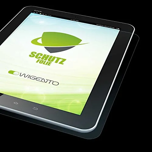 Wigento Displayschutzfolie Schutzfolie Folie Screenprotector Schreen Protector Schutz für Lenovo Tab P11 11.0 Zoll TB-J606F Zubehör + Poliertuch