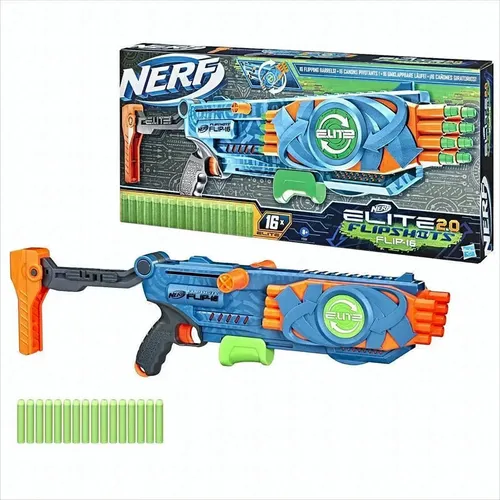 Hasbro Nerf Elite 2.0 Flipshots Flip-16 Blaster Neu & OVP