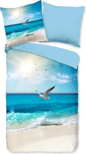 Xxxl Wendebettwäsche Sealife, Mehrfarbig - Bettwäsche aus 100% Baumwolle, atmungsaktiv und temperaturregulierend für ein angenehmes Schlafklima. Das Wendedesign bietet doppelte Ausdruckskraft und sorgt für frischen Wind im Schlafzimmer.