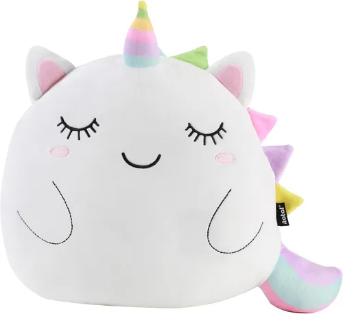 Cushion Mochi Einhorn Plüsch Kissen in weiß von iTotal