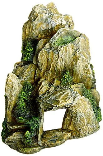 Europet Bernina 234-104569 Aquariendekoration Stone, 19 cm, moos - Aquariensteine, natürliche Optik für Ihr Aquarium, schafft eine authentische Umgebung für Fische und Pflanzen.