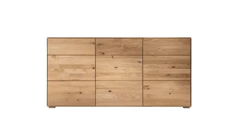 Main Möbel Anrichte Sideboard 'Prag' 172x84cm aus Wildeiche - TV-Halterungen: Stilvolles Sideboard aus geölter Wildeiche, bietet großzügigen Stauraum und passt perfekt in moderne Wohnräume.