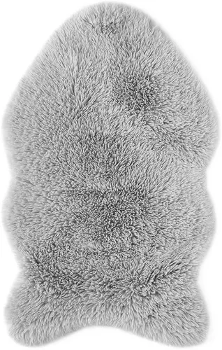 Andiamo Fellteppich Alpa, fellförmig, 35 mm Höhe in silber von Andiamo
