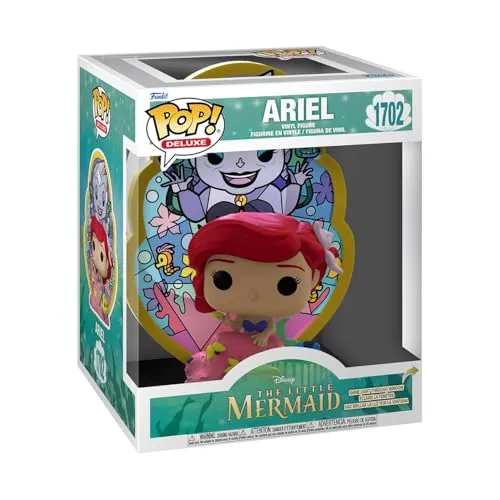 Funko POP! Deluxe: Little Mermaid - Ariel - Vinyl-Sammelfigur - Sammlerstück der beliebten Ariel-Figur im Chibi-Stil, aus hochwertigem Vinyl gefertigt. Perfekt für Fans und Sammler ab 3 Jahren!