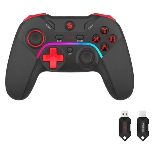 A4Tech Bloody GPW70 schwarz / Gamepad / PS3 / PC / Switch / Android / 2,4 GHz / USB-C (Android, PC, PS3, Switch) (GPW70-BK)