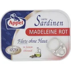 Appel Sardinen Madeleine Rot