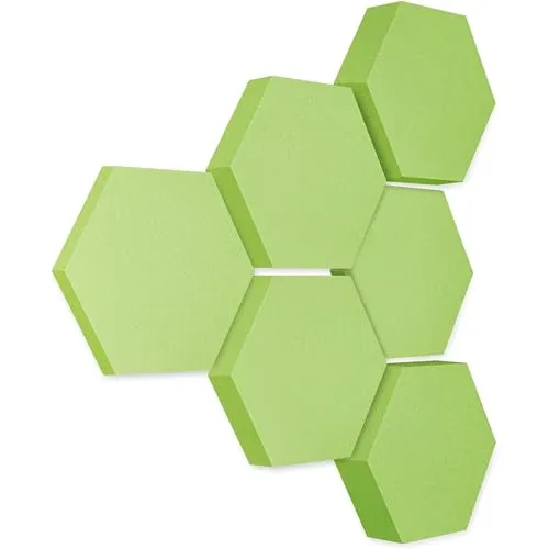 platino24 Akustikplatte Edition LOFT 6 Elemente 3D - Ø 300mm für optimale Schalldämmung - Dämmplatten für Wand & Decke, handgefertigt aus hochwertigem Basotect für exzellente Akustik und ästhetisches Design. Ideal für Musikzimmer, Heimkino und Besprechungsräume.
