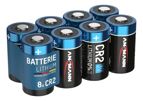 ANSMANN AG Batterien CR2 Lithium, 8 Stück, Spezial Batterie in schwarz von Ansmann