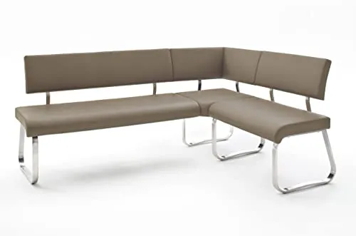 Robas Lund Esszimmersitzbank mit Rückenlehne - Bänke & Eckbankgruppen, belastbar bis 500 kg und mit pflegeleichtem Kunstlederbezug für optimalen Sitzkomfort in jedem Esszimmer.