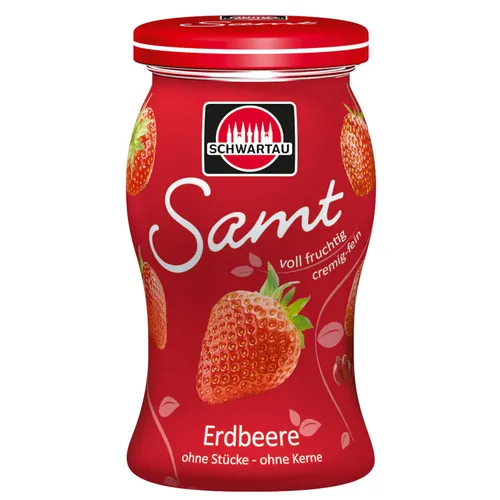 Schwartau Erdbeere Samt Frühstück Fruchtaufstrich 270g