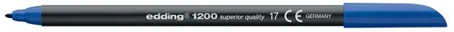 EDDING 1200 FASERMALER COLOURPEN STAHLBLAU NEU